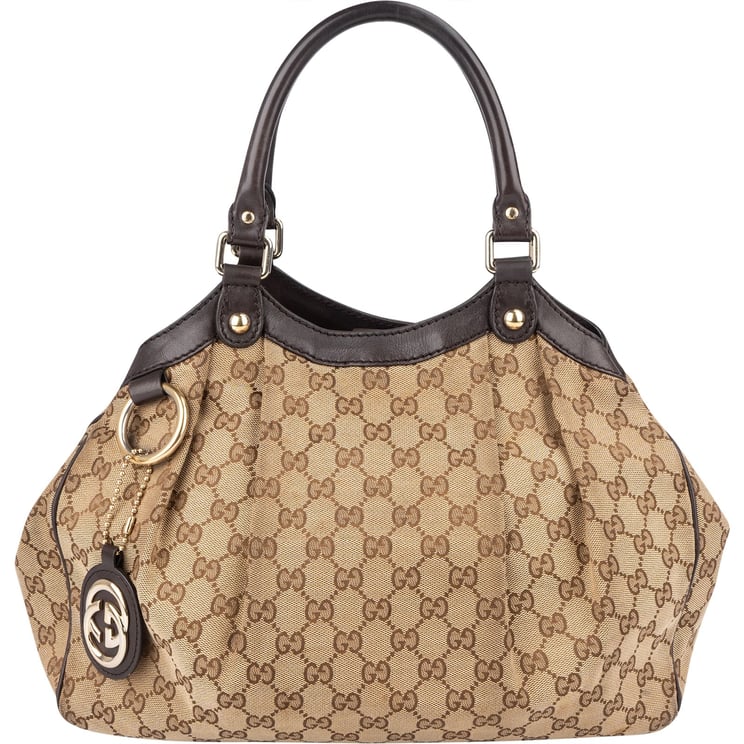 Gucci Gucci Monogram GG Sukey Handbag