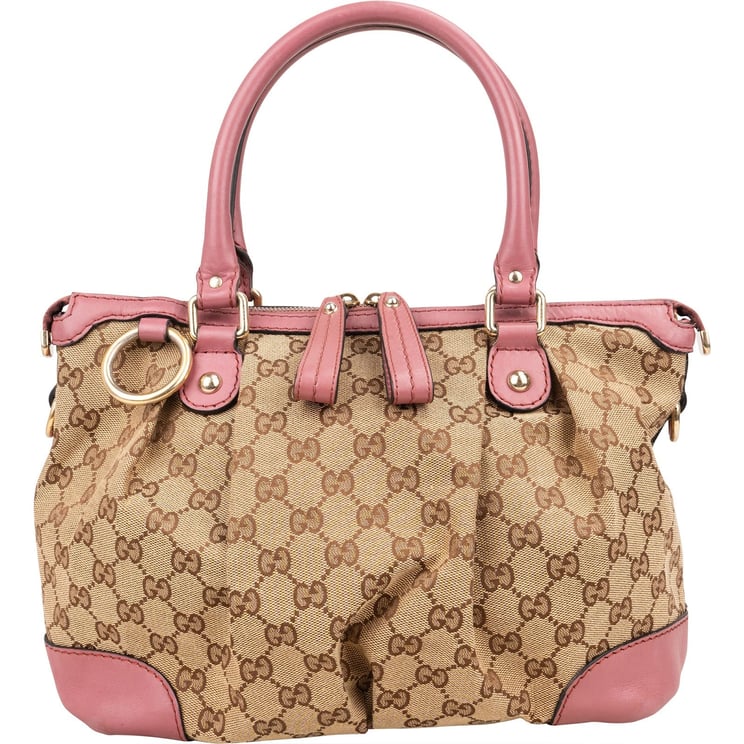 Gucci Gucci Monogram GG Canvas Sukey Handbag