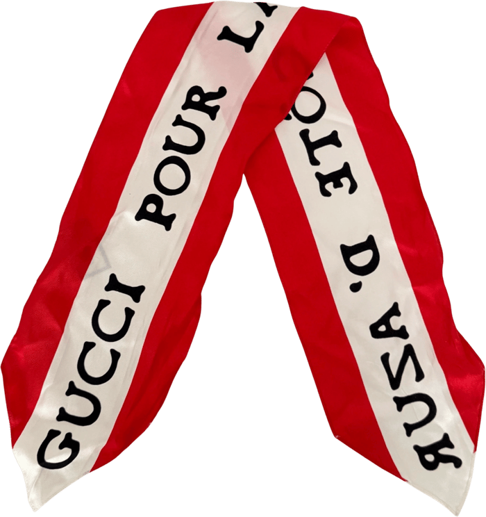 Gucci Gucci Pour La Cote Damitr Cloth Red / good