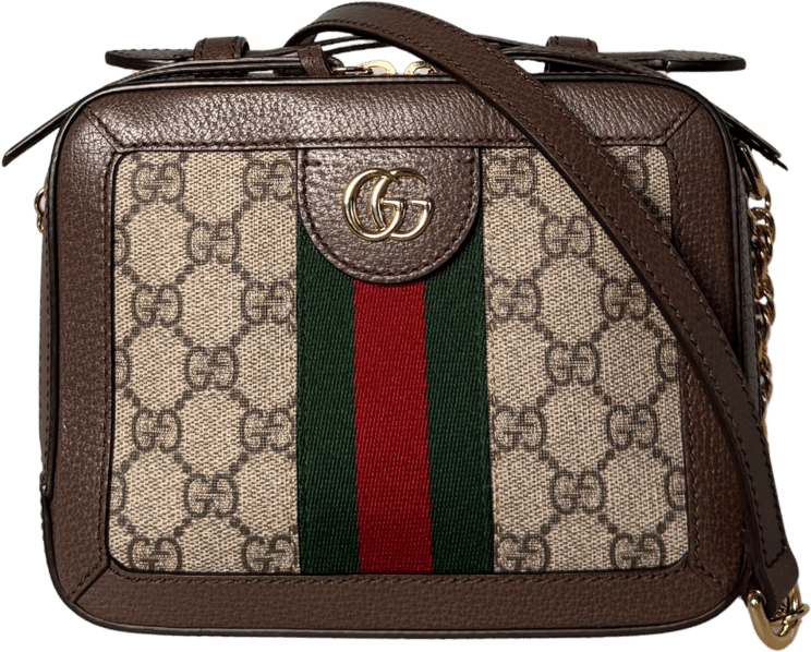 Gucci Gucci Ophidia GG Mini Schultertasche Braun / sehr gut