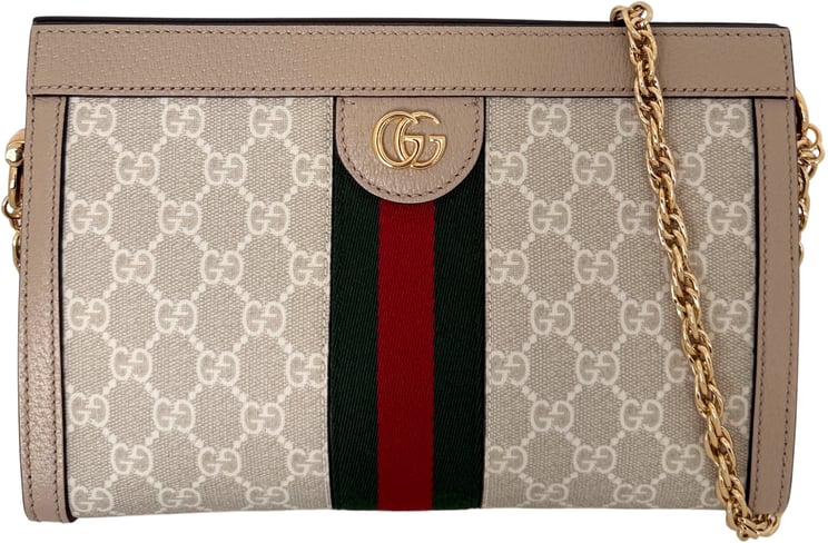 Gucci Gucci Ophidia GG kleine Schultertasche Beige / neuwertig
