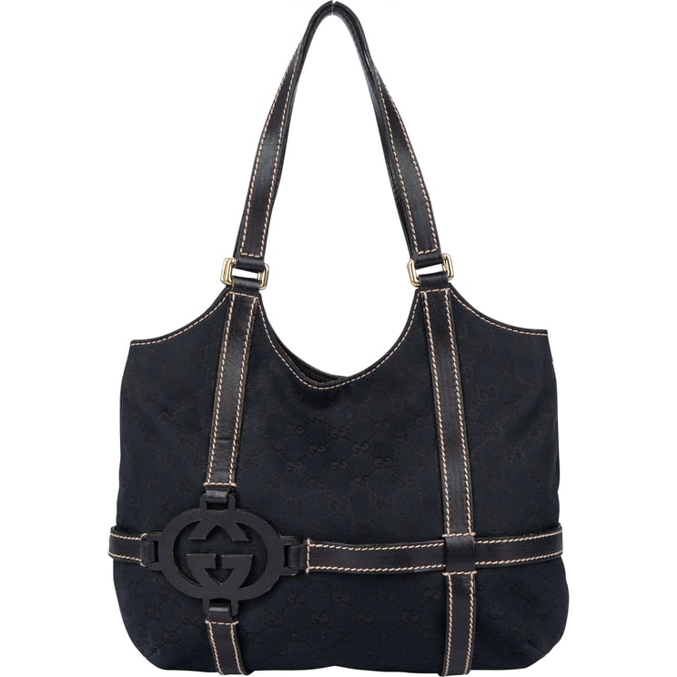 Gucci Gucci GG Monogram Stripes Shoulder Bag