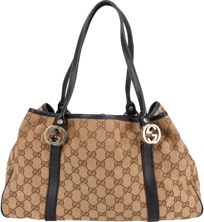 Gucci Gucci Monogram GG Interlocking Shoulder Bag
