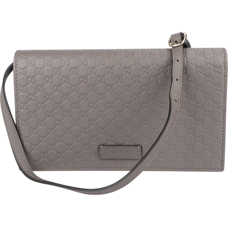 Gucci Gucci GG Microguccissima Leather Wallet On Chain Crossbody Bag