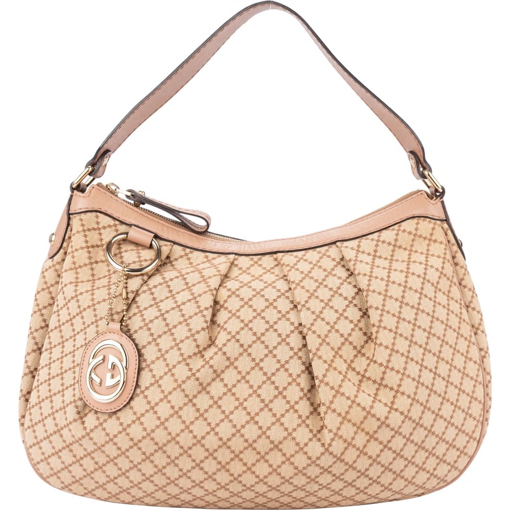 Gucci Gucci Diamanta Monogram Sukey Handbag