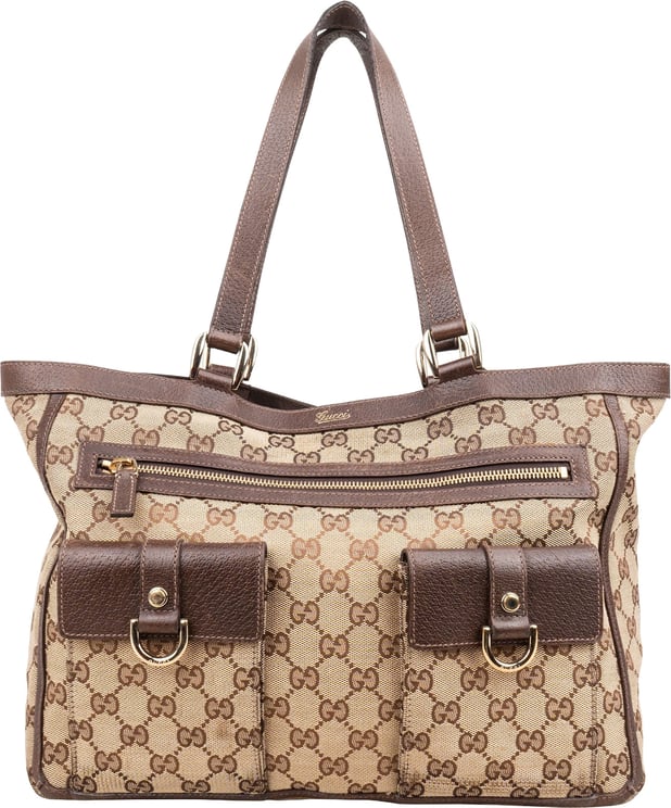 Gucci Gucci Monogram GG Canvas Abbey D-Ring Shoulder Bag
