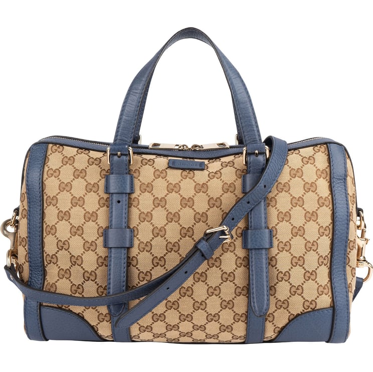 Gucci Gucci Monogram GG Boston Handbag