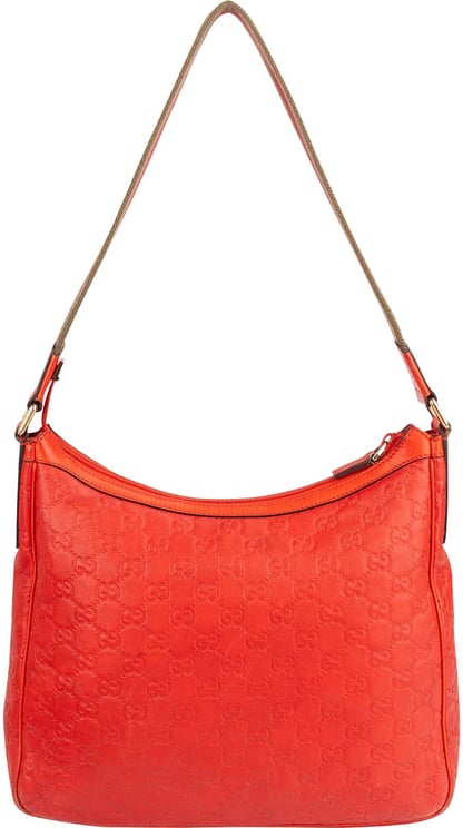 Gucci Gucci Guccissima Leather Web Stripe Shoulder Bag