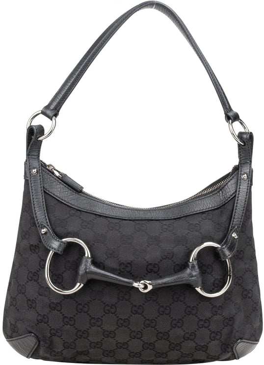 Gucci Gucci GG Monogram Horsebit Hobo Bag