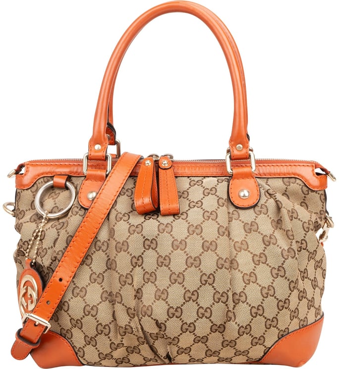 Gucci Gucci Monogram GG Sukey Tote Handbag