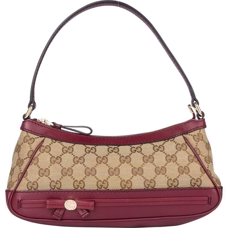 Gucci Gucci GG Monogram Ribbon Shoulder Bag