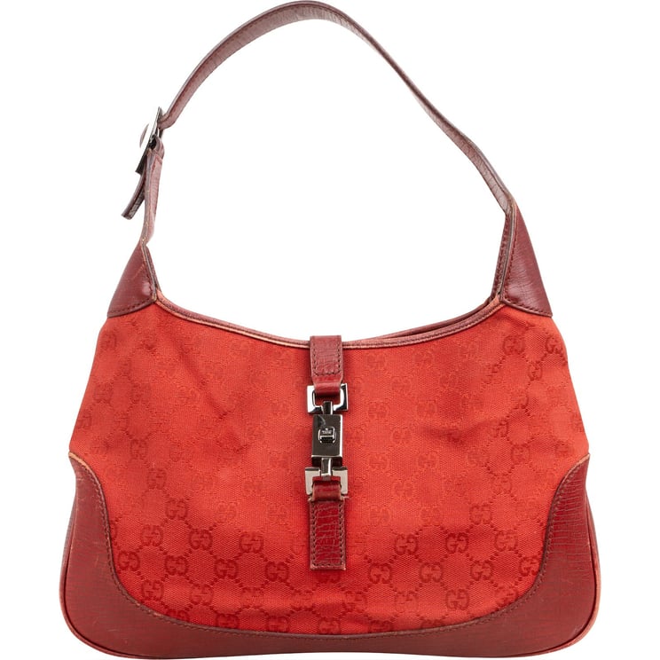 Gucci Gucci Monogram GG Canvas Jackie Shoulder Bag