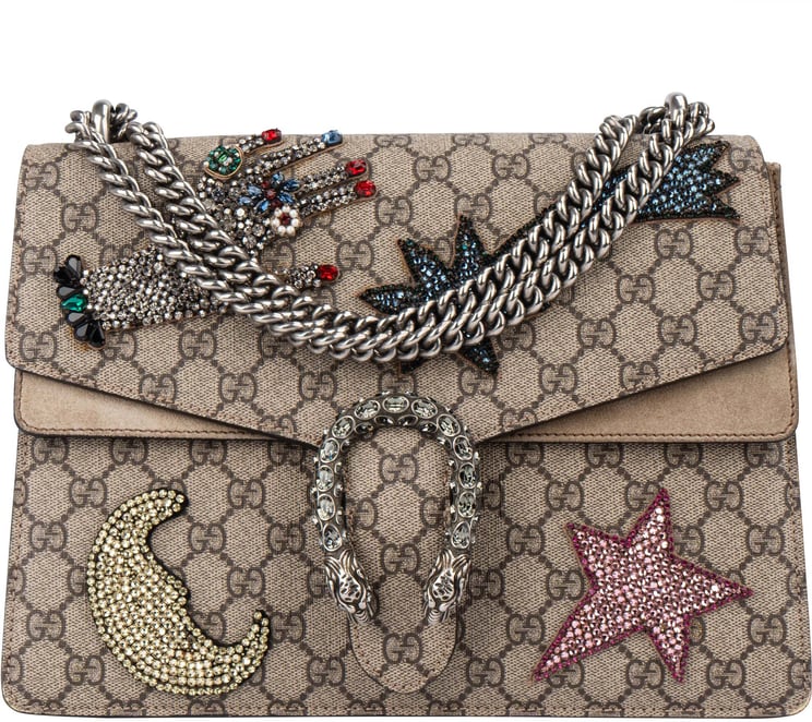 Gucci Gucci Limited GG Supreme Monogram Shooting Star Dionysus Shoulder Bag