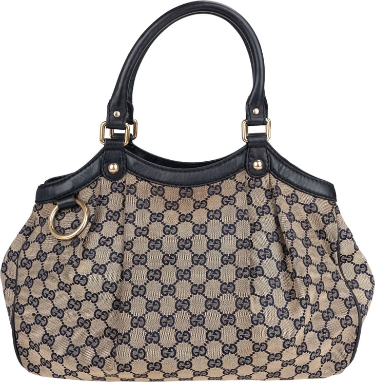 Gucci Gucci Monogram GG Canvas Sukey Handbag