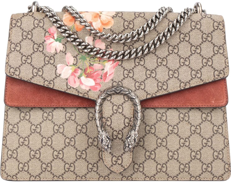 Gucci Gucci GG Floral Monogram Dionysus Shoulder Bag