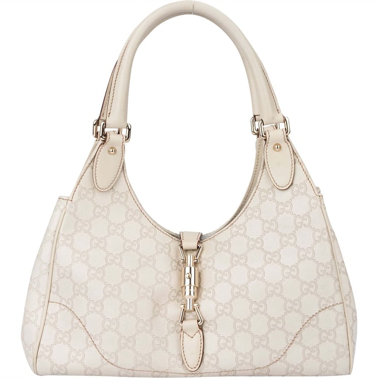 Gucci Gucci Premium GG Leather Monogram Jackie Handbag