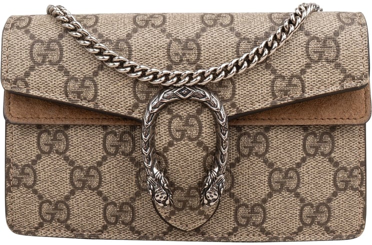 Gucci Gucci Monogram GG Supreme Canvas Dionysus Super Mini Crossbody Bag