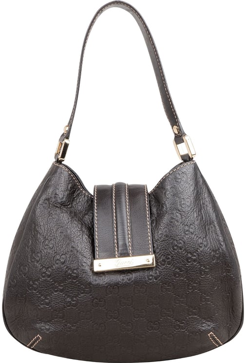Gucci Gucci Guccissima Leather Hobo Shoulder Bag