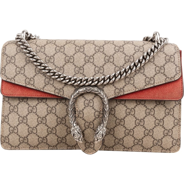 Gucci Gucci Monogram GG Supreme Canvas Dionysus Shoulder Bag