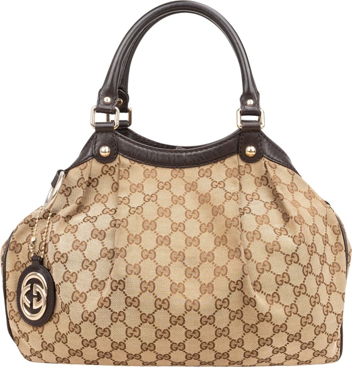 Gucci Gucci Monogram GG Sukey Medium Handbag