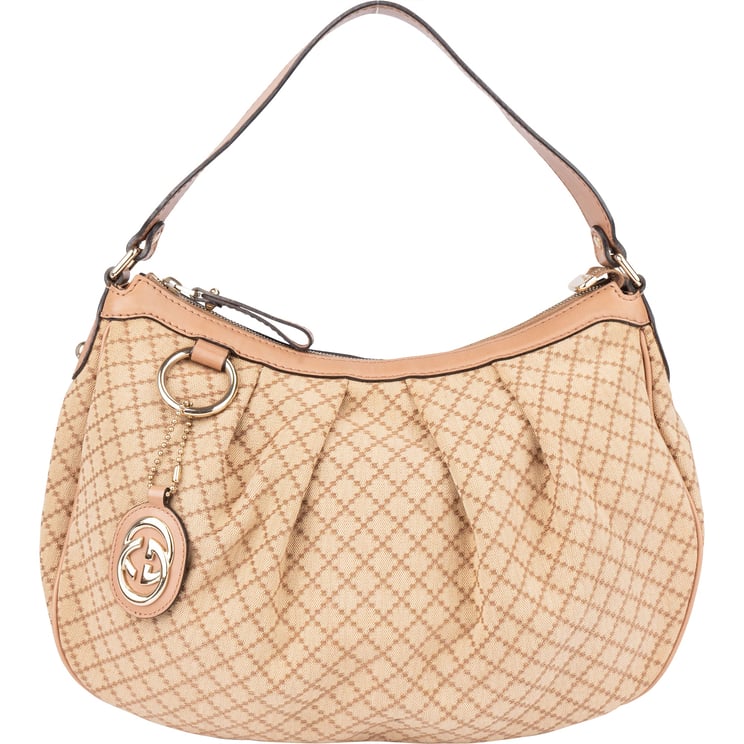 Gucci Gucci Diamante Monogram Sukey Handbag