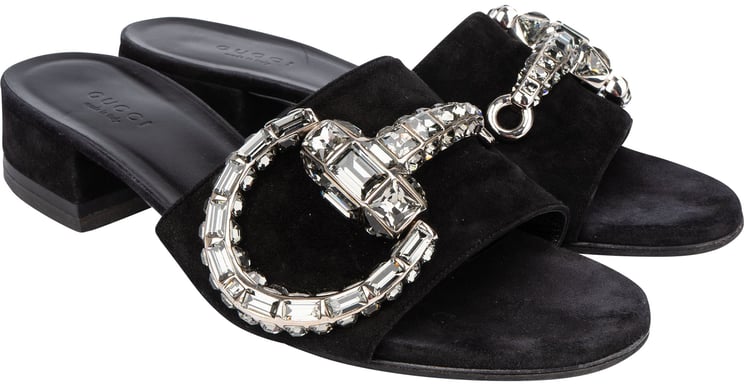 Gucci Gucci Crystal Horsebit Pumps (36,5)