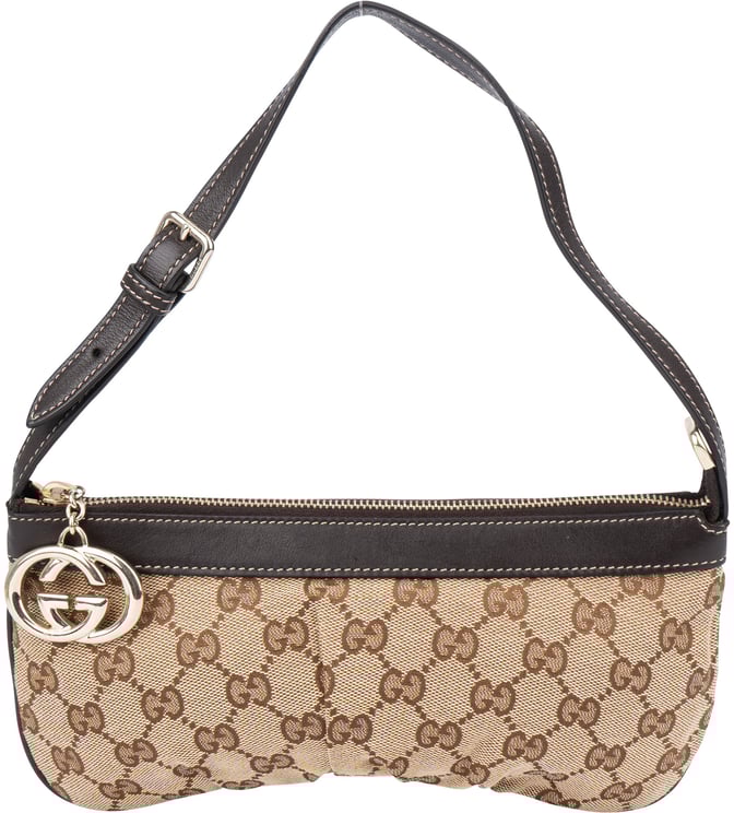 Gucci Gucci GG Monogram Mini Heart Handbag