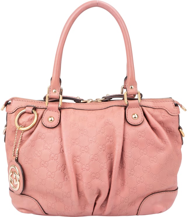 Gucci Gucci Leather GG Monogram Sukey Handbag