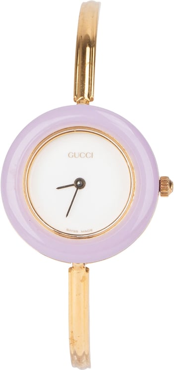 Gucci Gucci Gold Tone Change Bezel White Dial 11/12.2 Women Watch