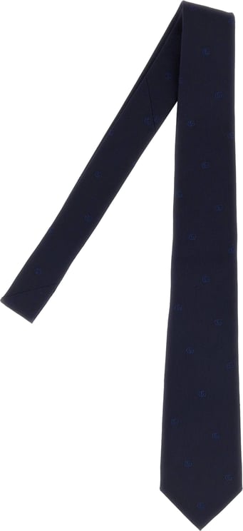 Gucci Navy Tie Running Out Necktie
