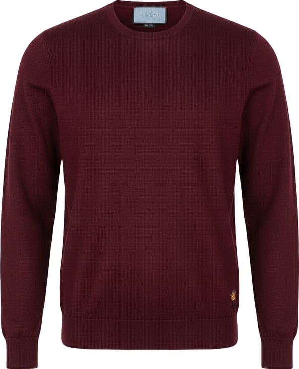 Gucci Gucci Bordeaux Cashmere Men Sweater (S-M)