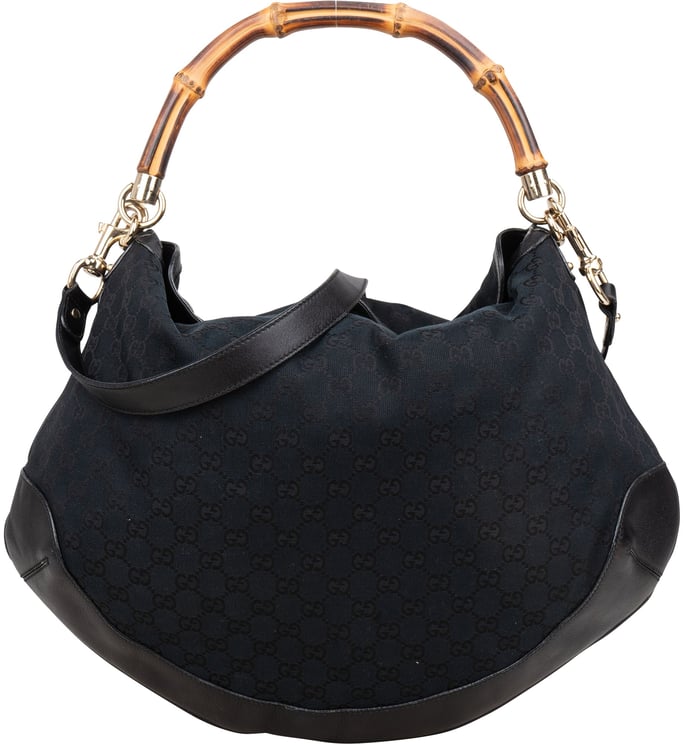 Gucci Gucci GG Monogram Bamboo Peggy Handbag