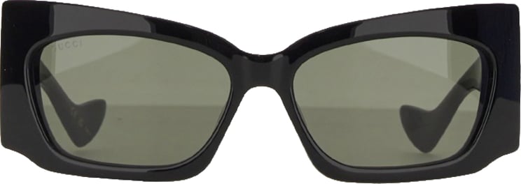 Gucci Sunglasses with Distinctive Cut-Out Acetate Temples