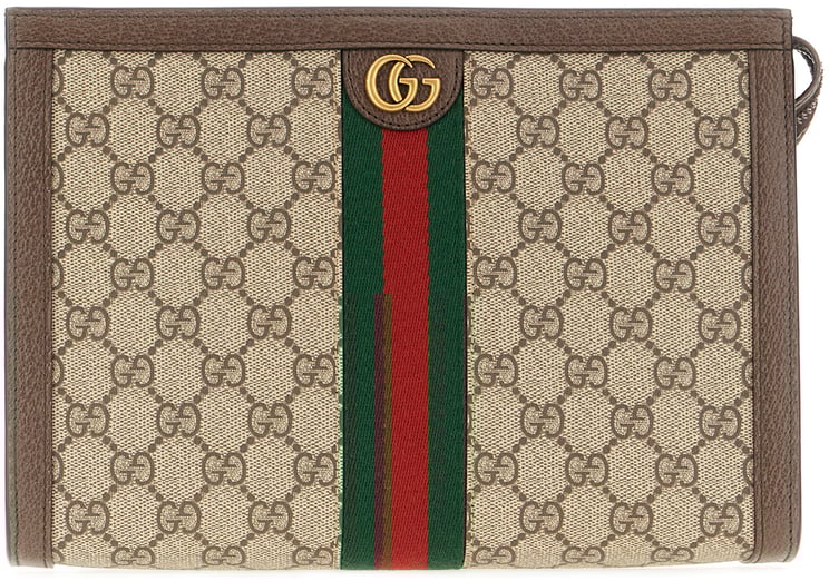 Gucci Gucci GG Supreme fabric Ophidia GG clutch