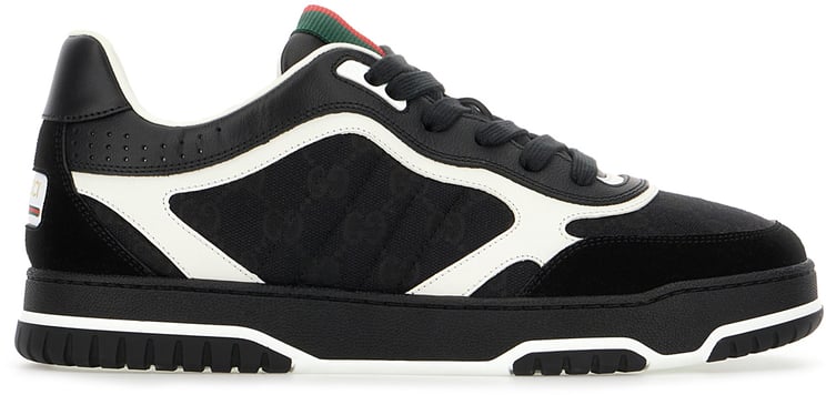 Gucci Gucci Leather and Original GG fabric GG sneakers