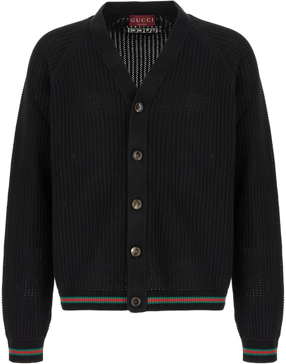 Gucci Gucci Black cotton cardigan
