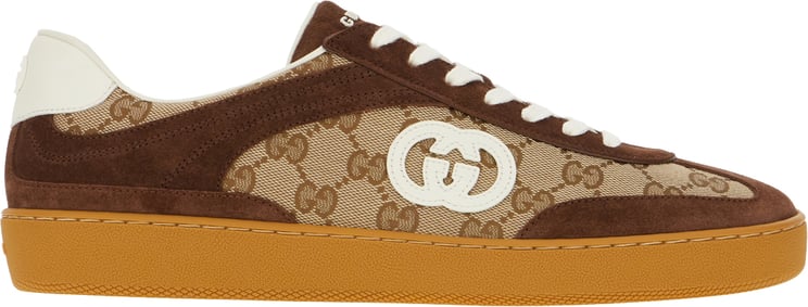 Gucci Gucci GG fabric and suede sneakers