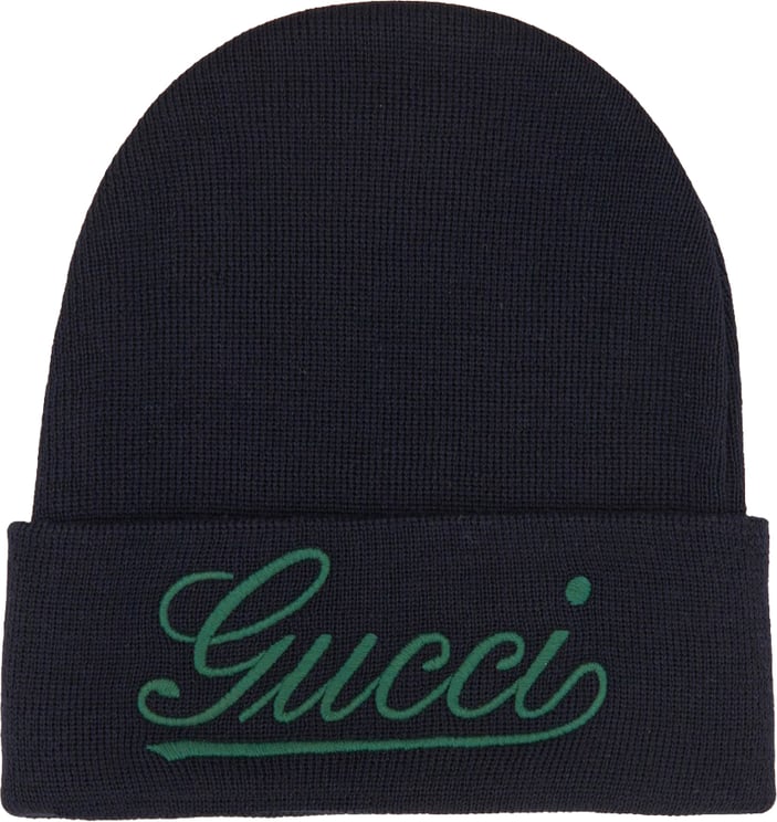 Gucci Wool Hat with Intricate Embroidery