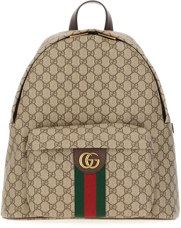 Gucci Gucci Printed canvas medium Ophidia backpack