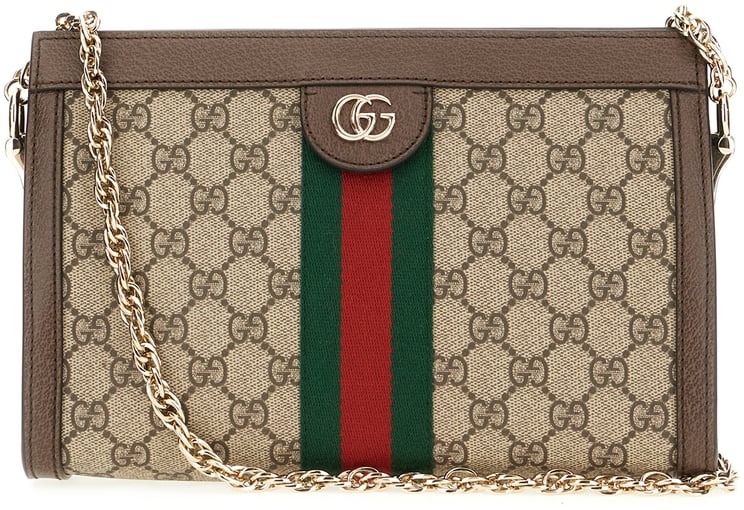 Gucci Gucci Printed canvas mini Ophidia shoulder bag