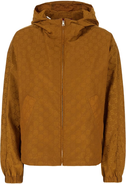 Gucci Gucci Caramel nylon jacket