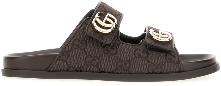 Gucci Gucci GG fabric sandals