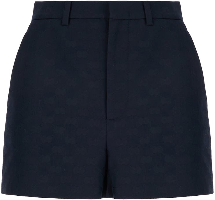 Gucci Gucci Midnight blue polyester blend shorts