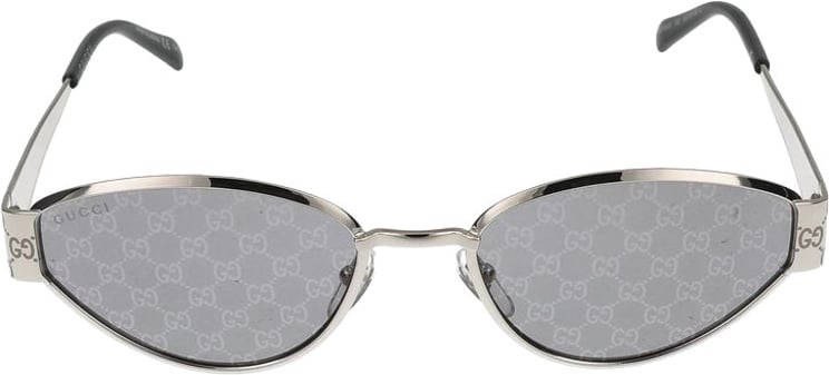 Gucci Sunglasses Gucci GG1853S 002 Silver Silver Smoke 55/19/145