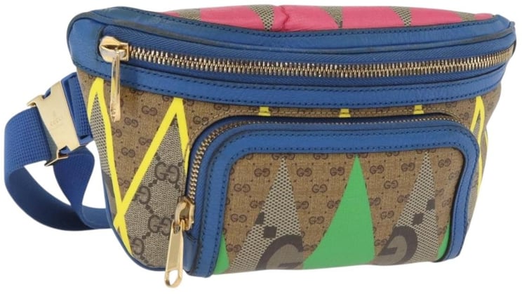 Gucci Gucci GG Supreme Belt Bag GG Coated Canvas and Leather Large