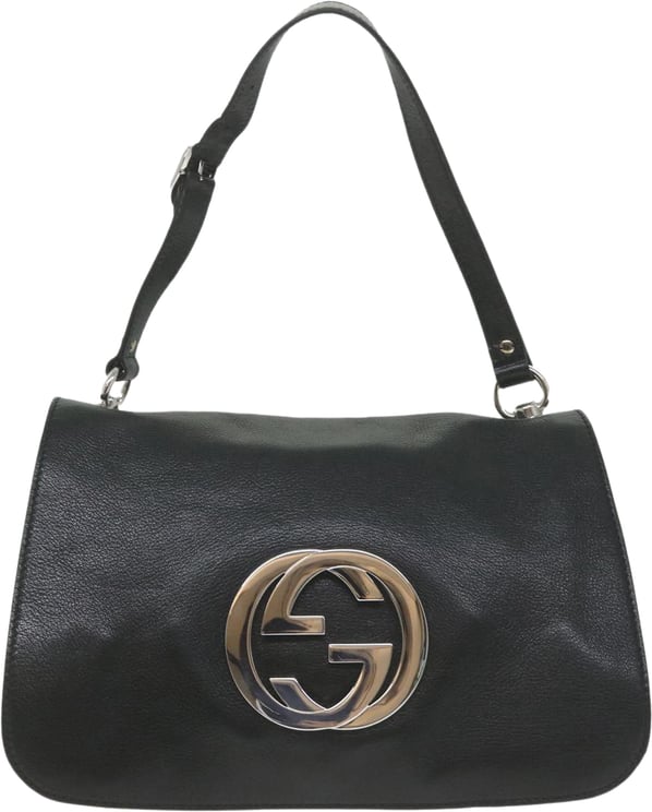 Gucci Gucci Blondie Flap Bag Leather Medium