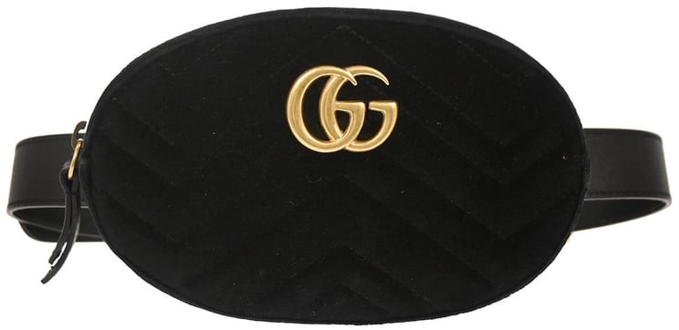 Gucci Gucci GG Marmont Belt Bag Matelasse Velvet