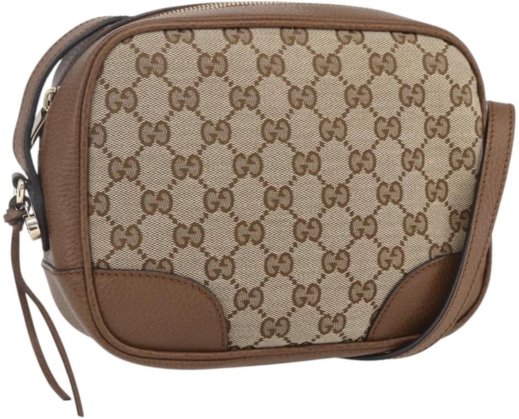 Gucci Gucci Bree Disco Crossbody Bag GG Canvas with Leather Mini
