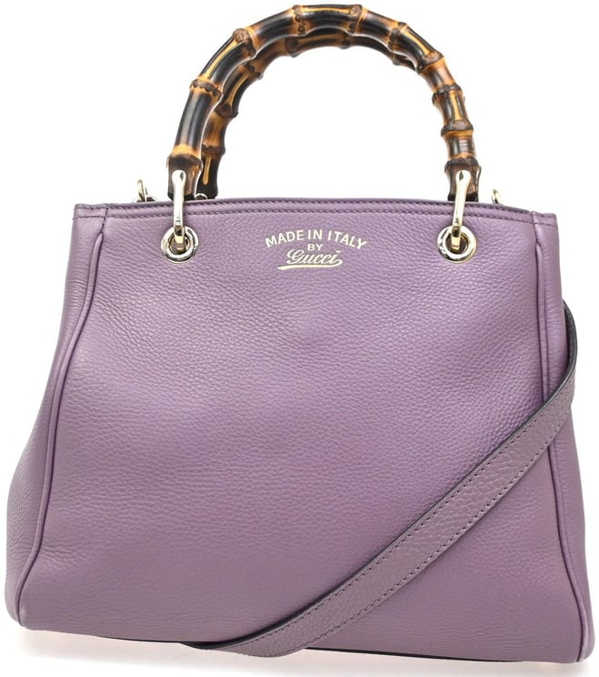 Gucci Gucci Bamboo Shopper Tote Leather Small