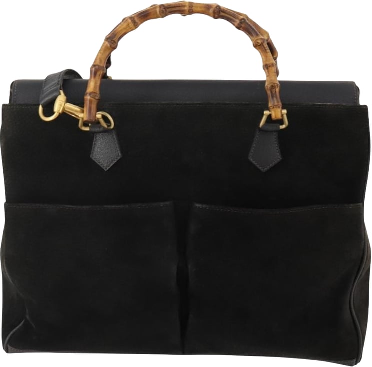 Gucci Gucci Vintage Diana Bamboo Top Handle Tote Ostrich Medium